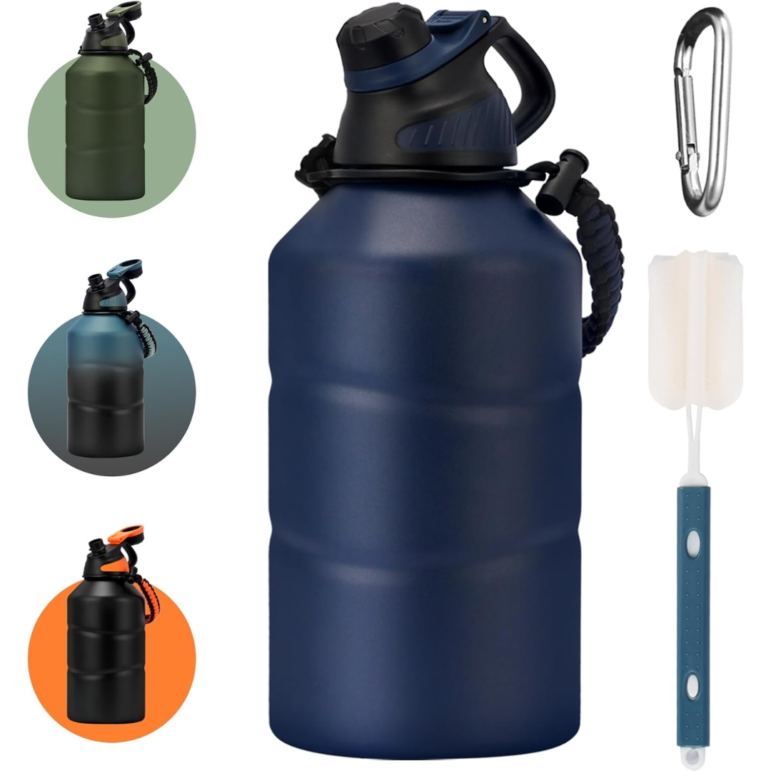 HydroGuard - Geïsoleerde Waterfles 1.9L met Magneetdeksel