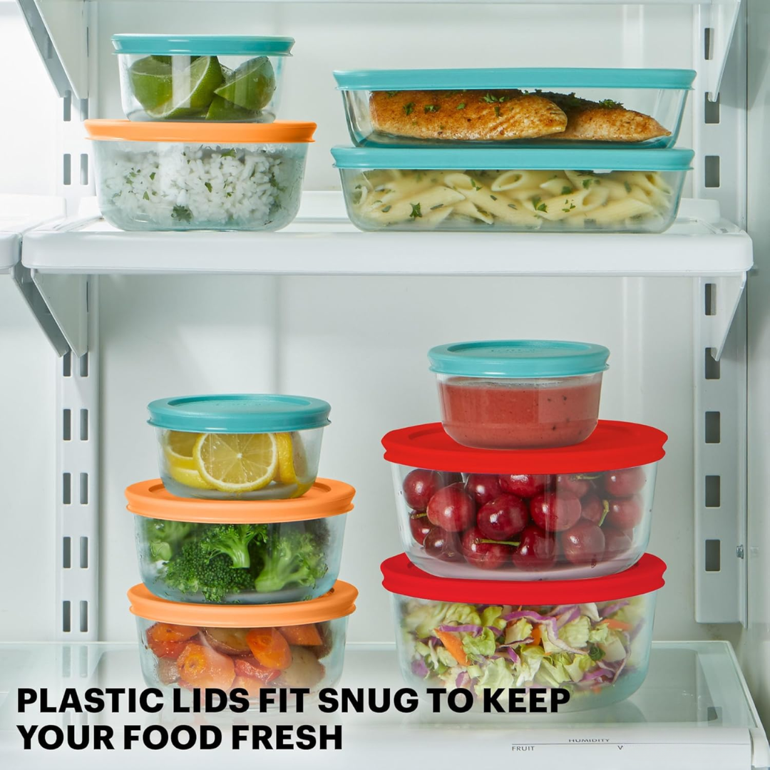 GlassKeeper - 12-delige Set van Opslagpotten