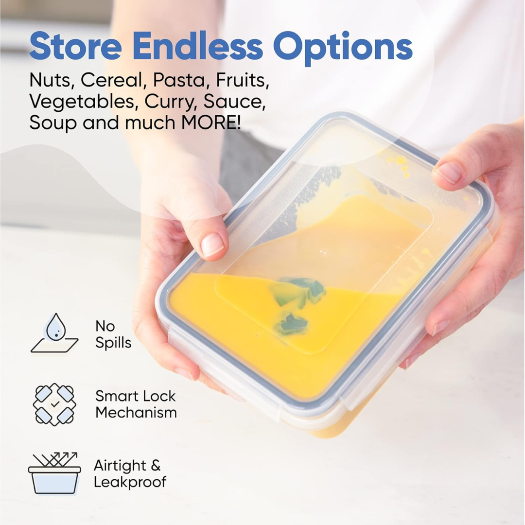 StoreMaster - Luxe Luchtdichte Opbergbakken Set