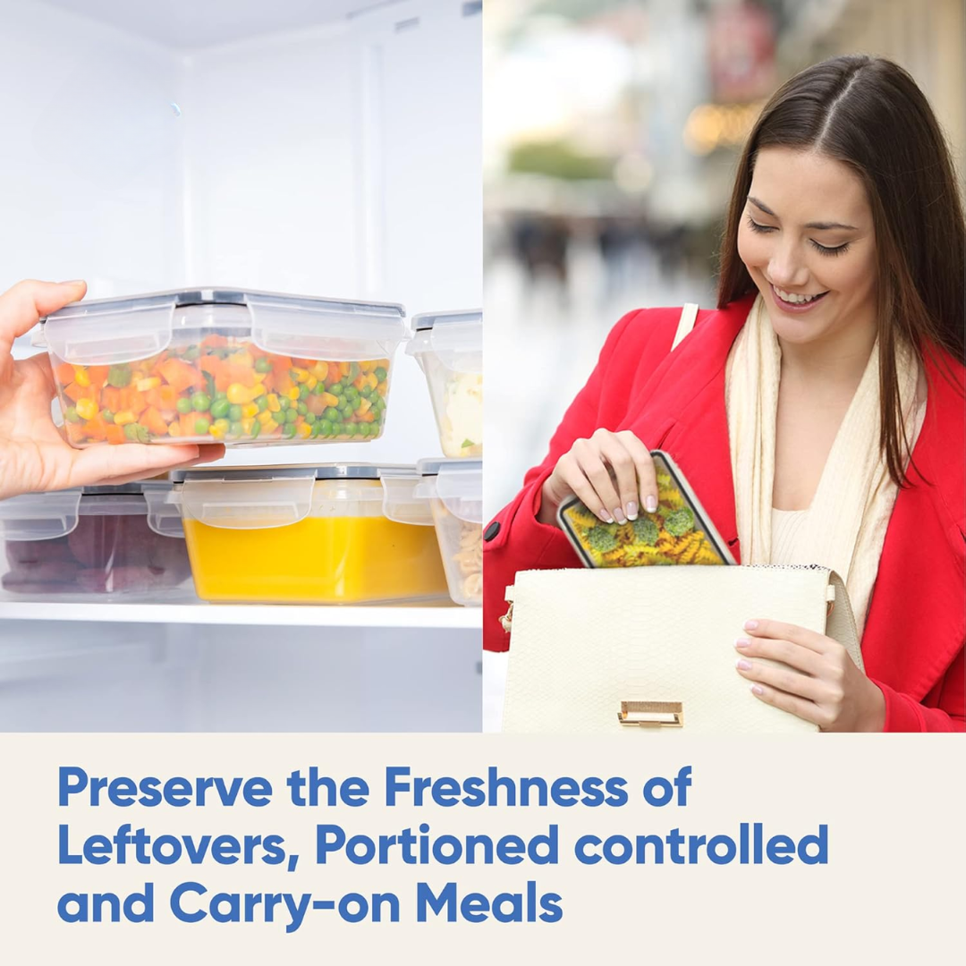 StoreMaster - Luxe Luchtdichte Opbergbakken Set