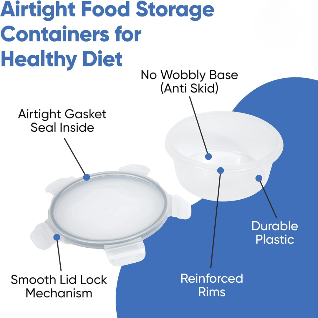 StoreMaster - Luxe Luchtdichte Opbergbakken Set