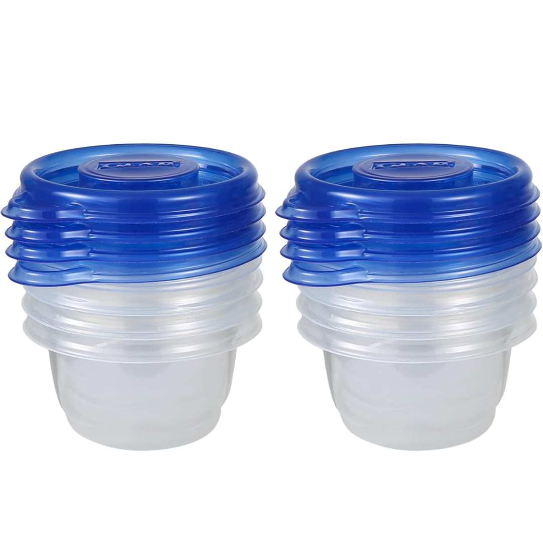 MiniStorage – Compacte 118 ml Opslagdoos Set (8 Stuks)