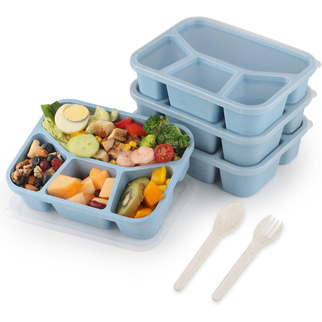 BentoBox – Set van 4 Snacks Dozen met Compartimenten