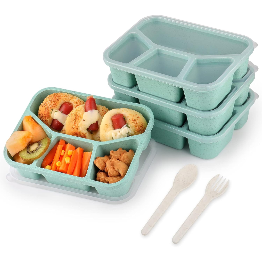 BentoBox – Set van 4 Snacks Dozen met Compartimenten