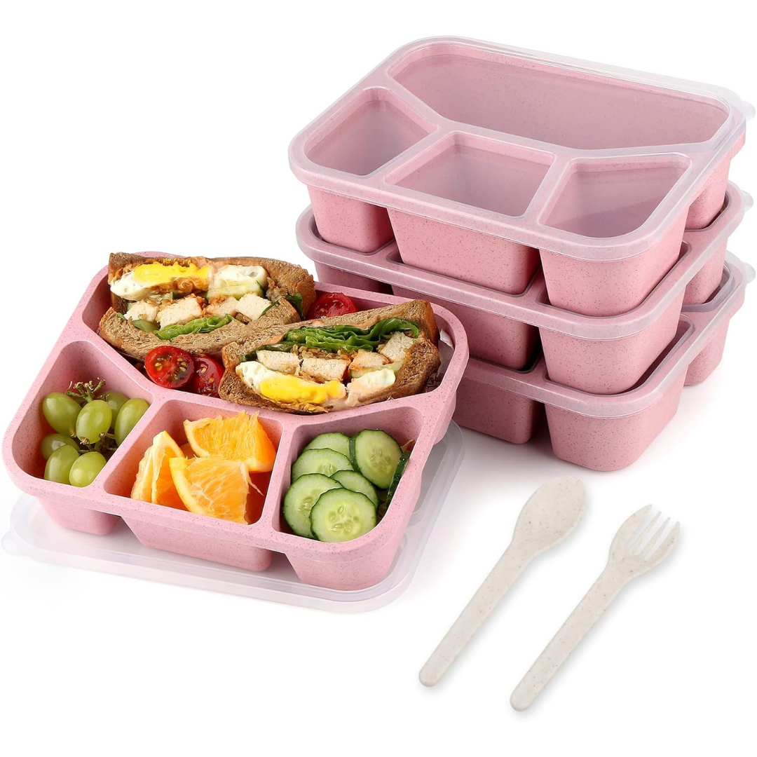BentoBox – Set van 4 Snacks Dozen met Compartimenten