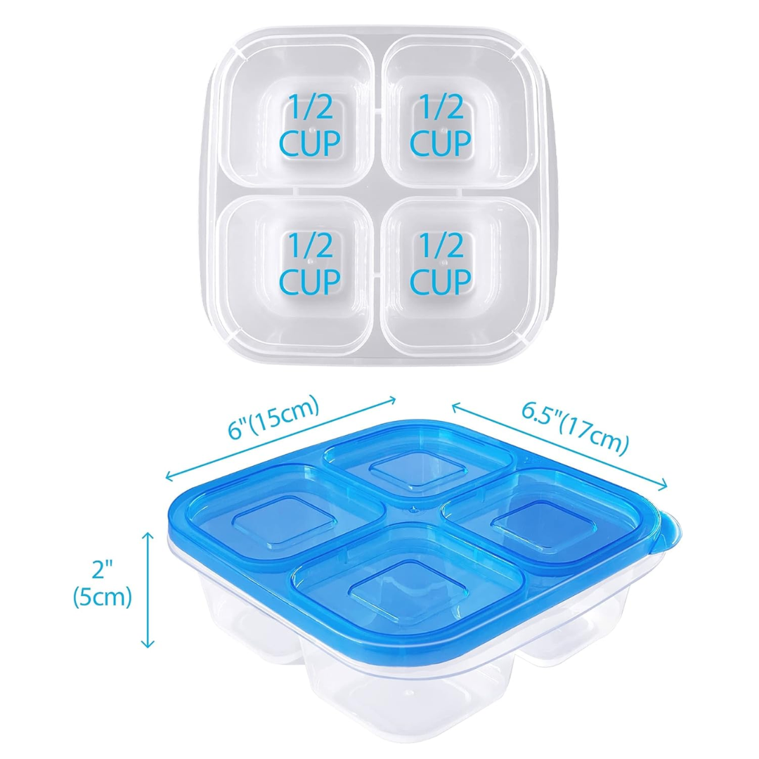 EcoMeal - Herbruikbare Bento Box Set 6 Stuks