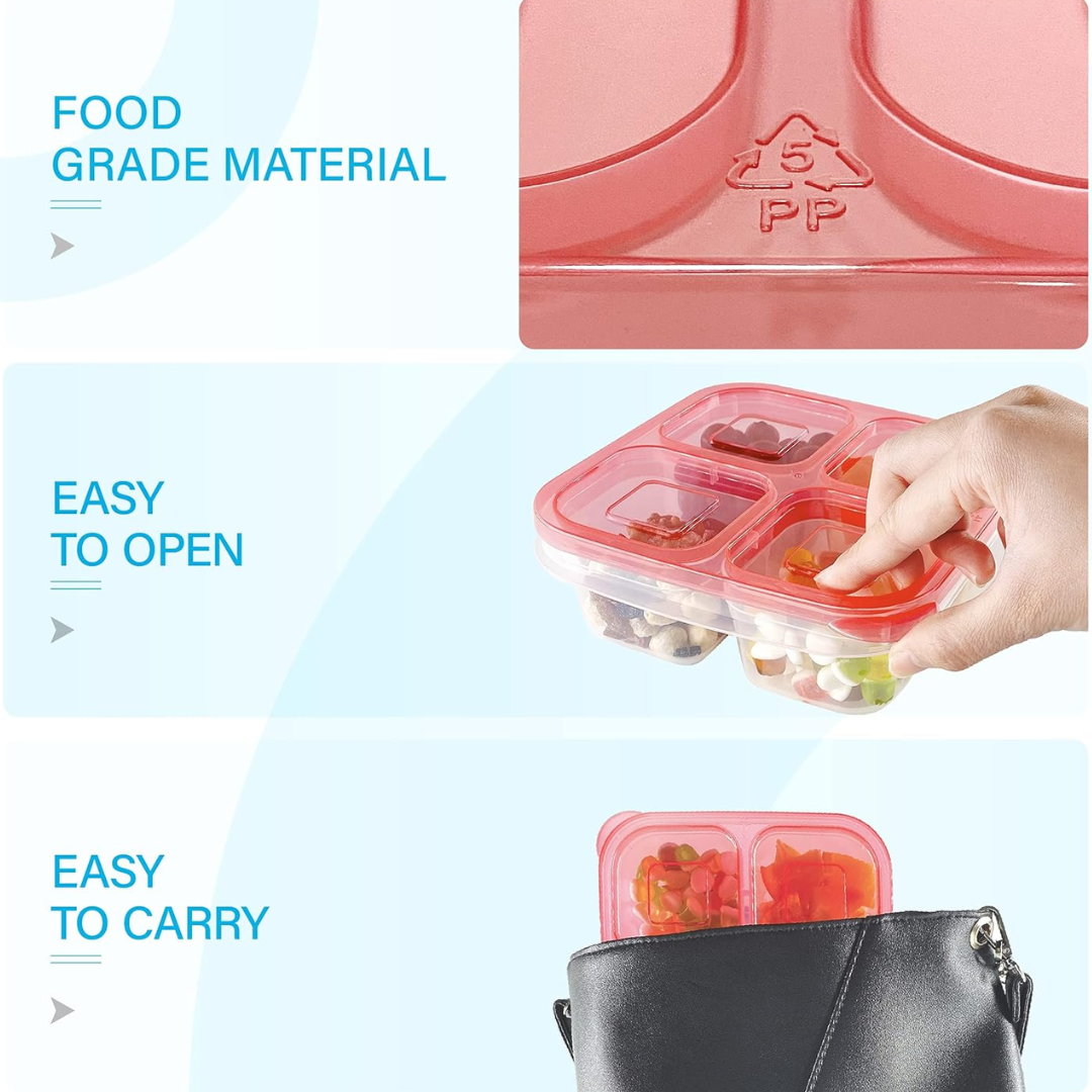 EcoMeal - Herbruikbare Bento Box Set 6 Stuks