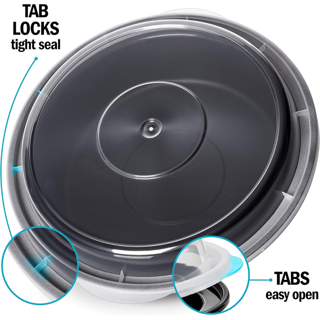 MealPrepPro – Duurzame Ronde Plastic Opslagdozen