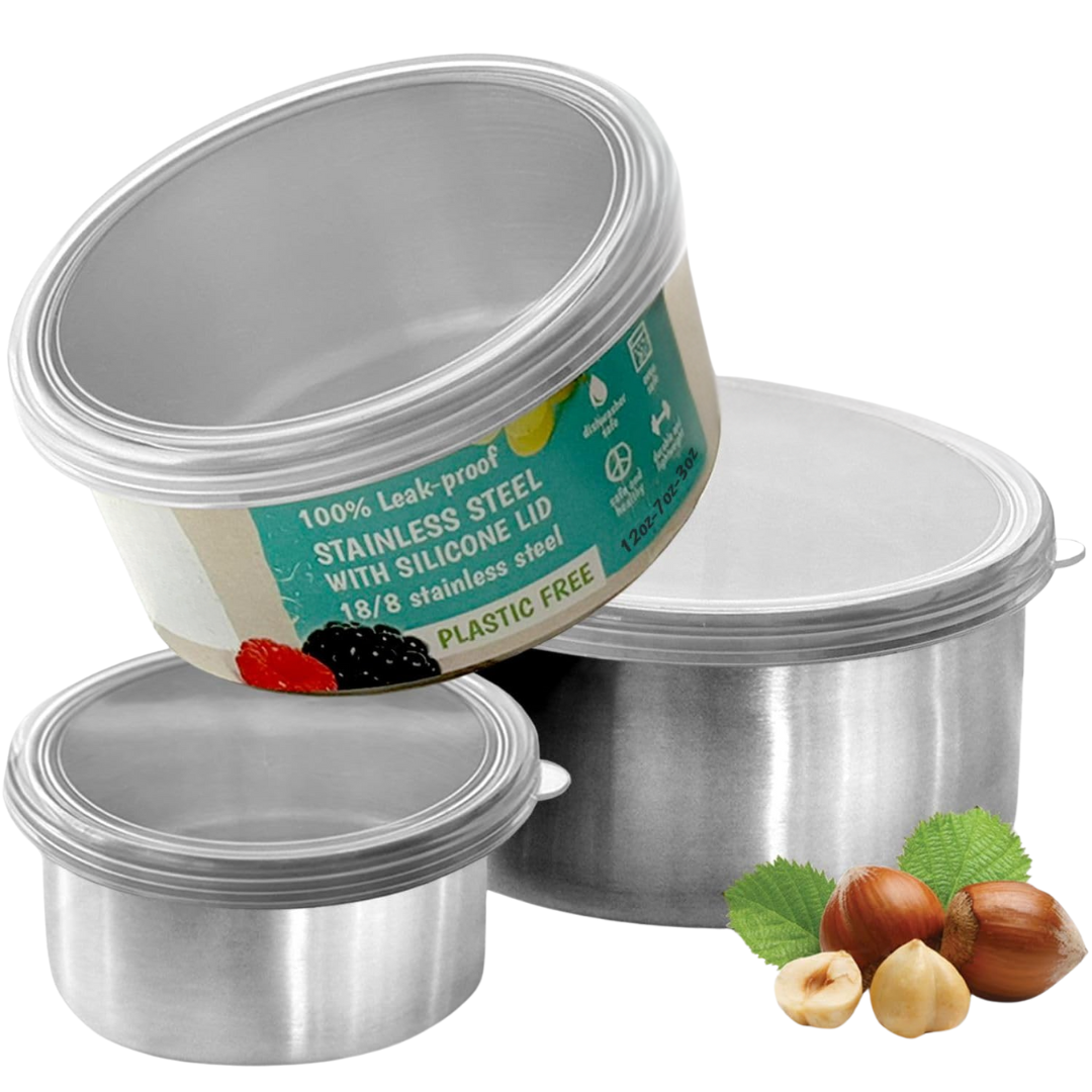 FreshBox Set – RVS Lunchdozen met Deksels