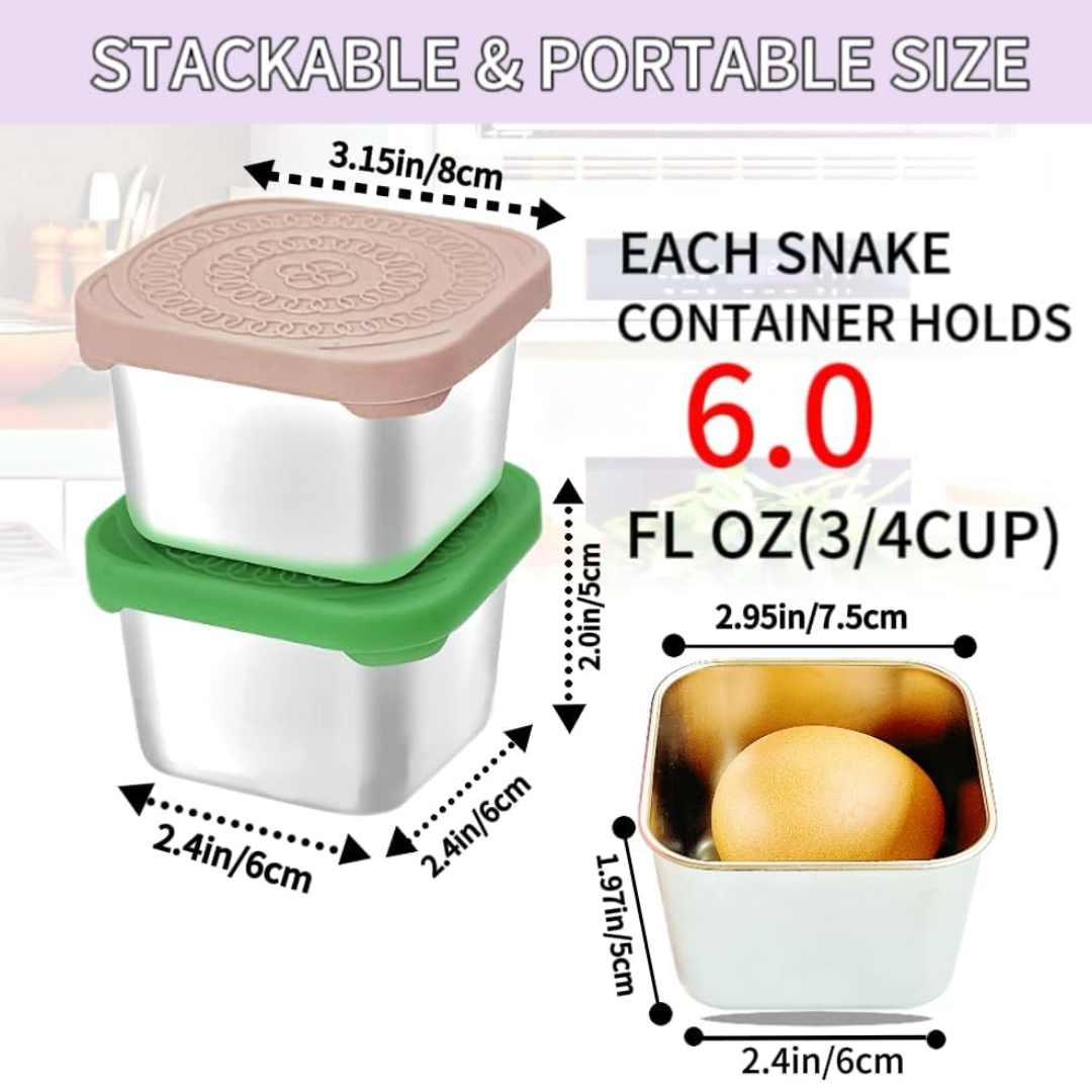 SnackBox Pro - Duurzame RVS Dozen voor Kinderen