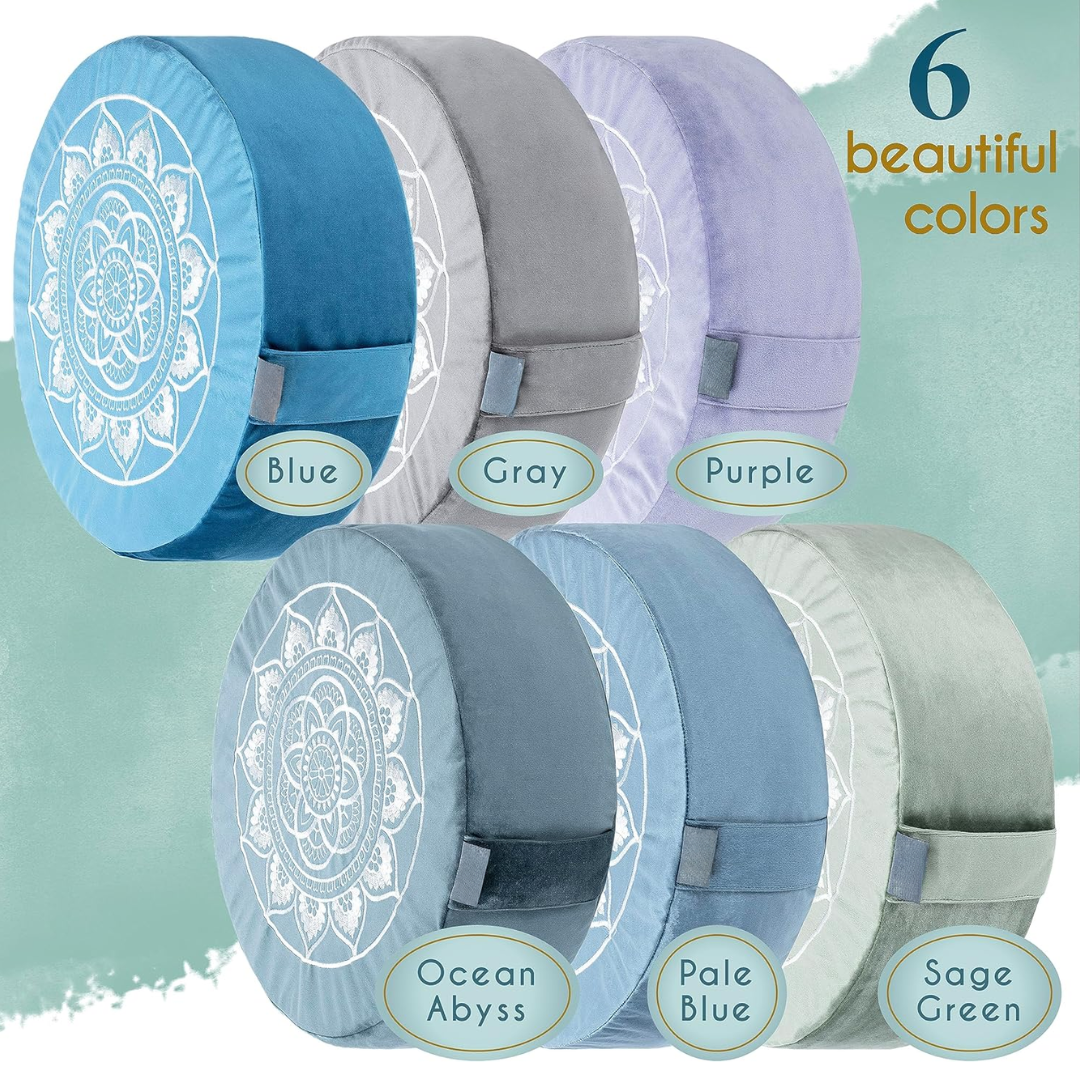 VelvetZen – Luxe Meditatiekussen in Premium Fluweel