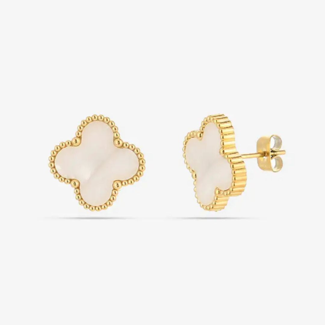 Parelklaver Oorbellen | Elegantie en Uniek Design