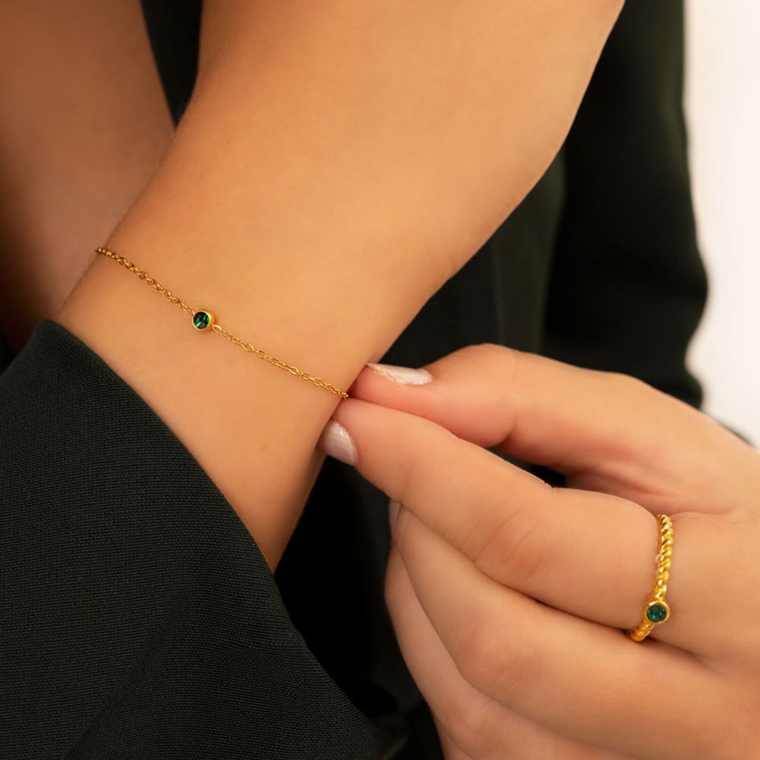 BirthGem Armband – Persoonlijke en Elegante Sieraad