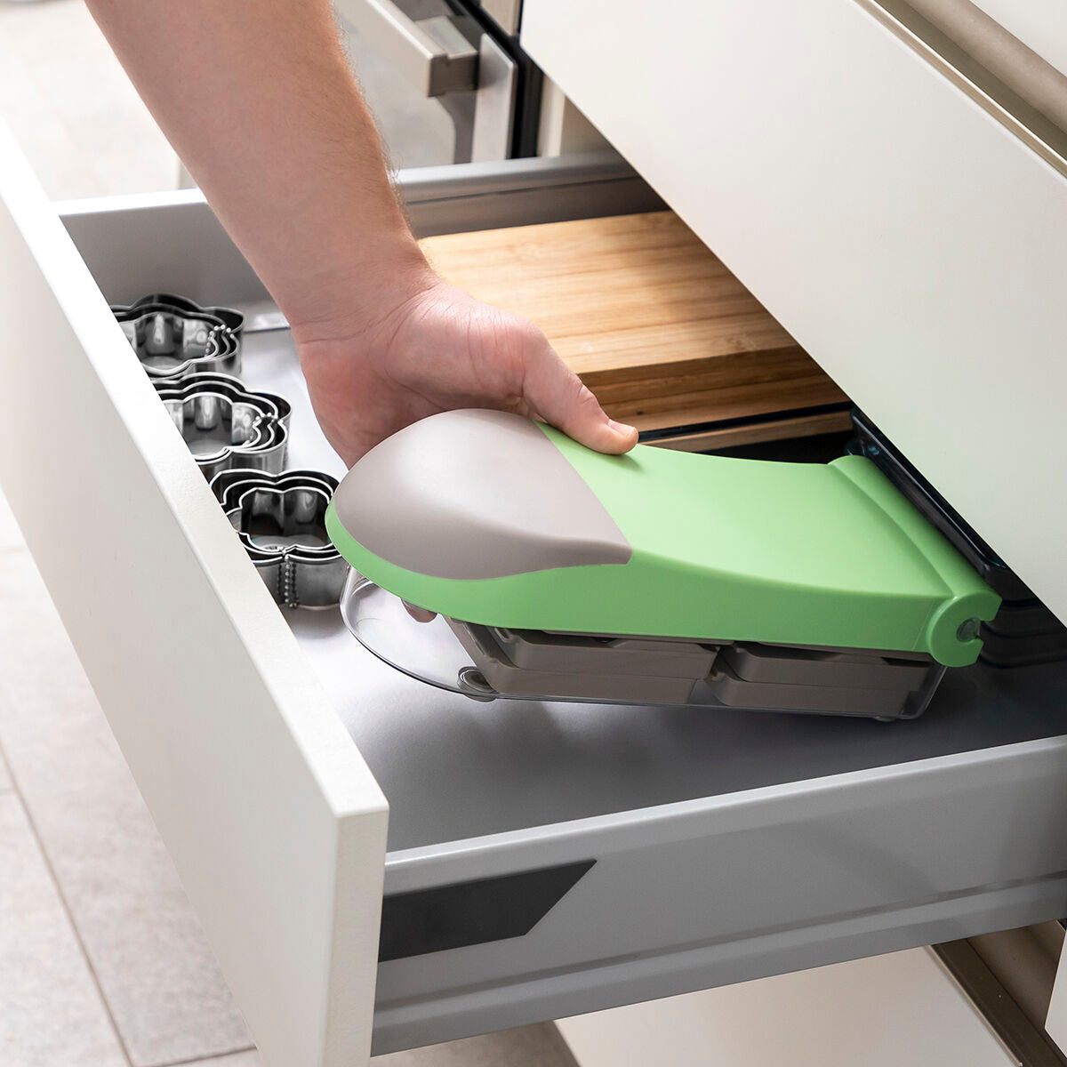 MultiChop – Stijlvolle Groentesnijder & Rasp