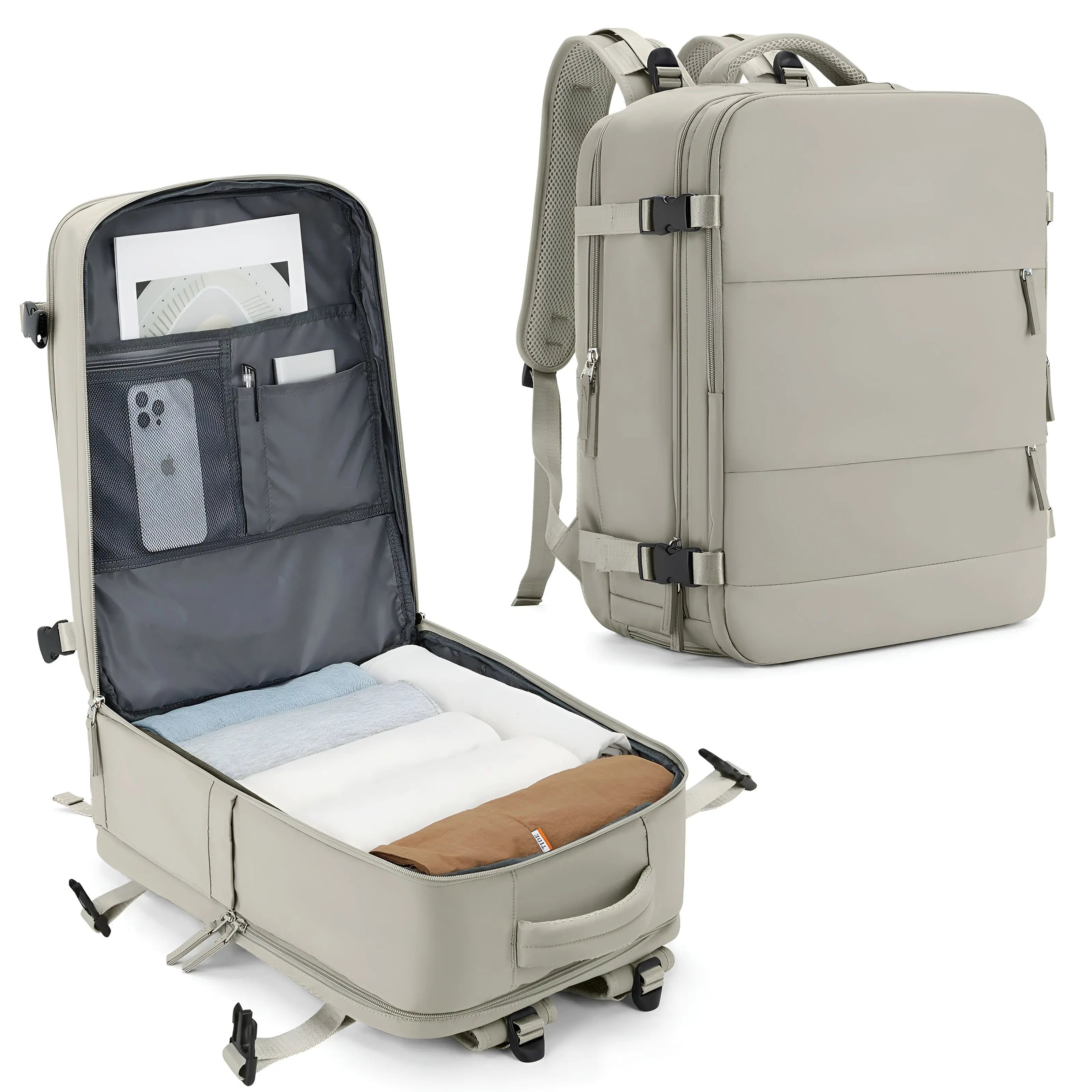 EasyTravel Handbagage - Stijlvolle en Ruime Handbagage voor Ultiem Reiscomfort en Gemak