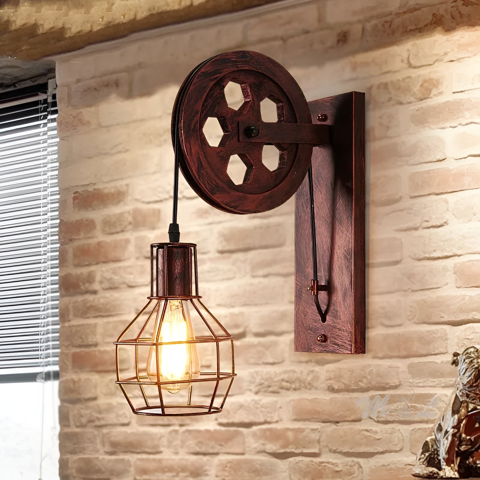 LumenLux Wandlamp - Elegante Industriële Vintage LED Verlichting