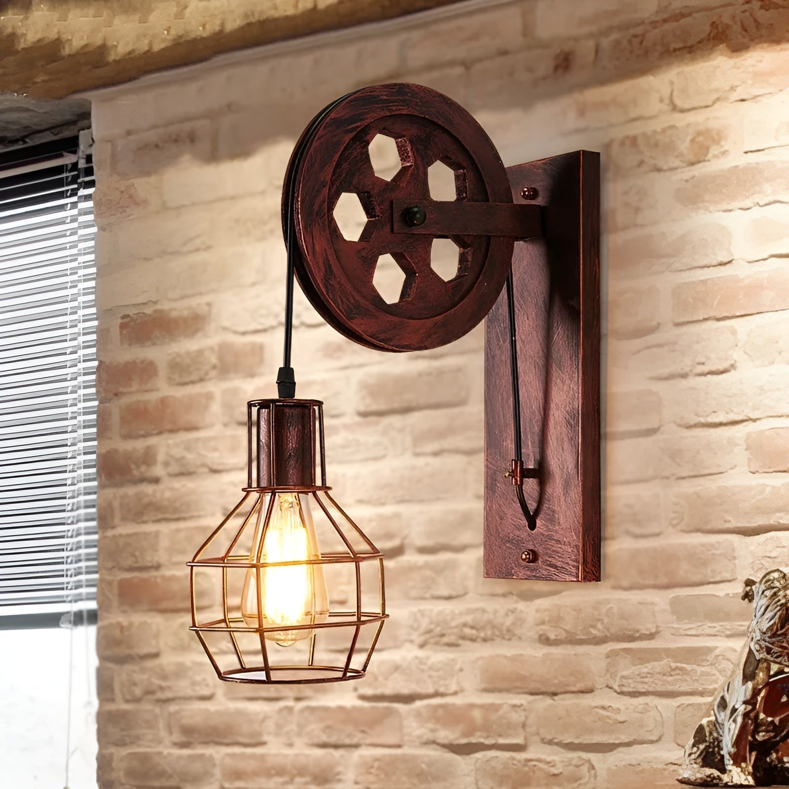 Luxe Vintage LED Wandlamp – Industriële Stijlverlichting van ShineGlow