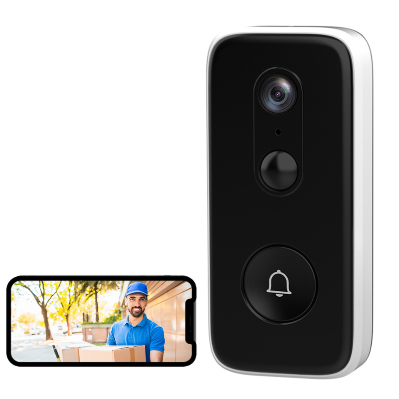 SmartRing Doorbel - Draadloze 3MP Camera voor Buiten