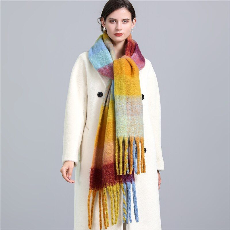 CosyPlaid Scarf – Warme, Trendy Winterstijl