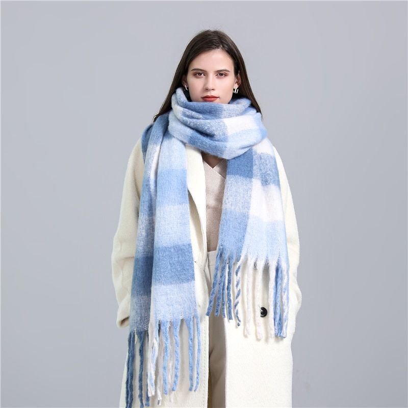CosyPlaid Scarf – Warme, Trendy Winterstijl