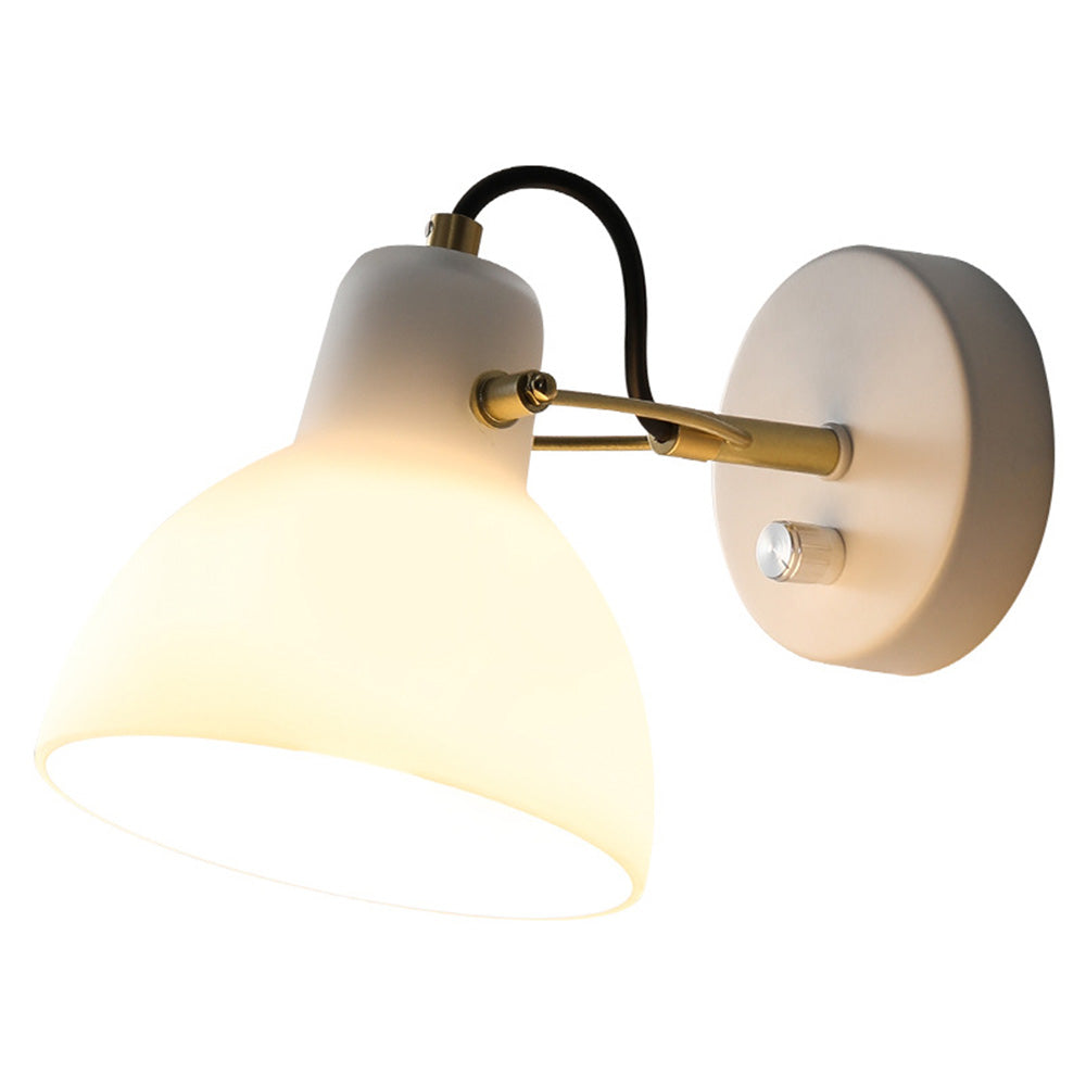 EssenceGlow - Minimalistische Witte Glazen Wandlamp