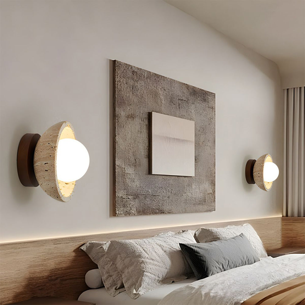 EdgeStone - Stijlvolle Beige Industriele Wandlamp