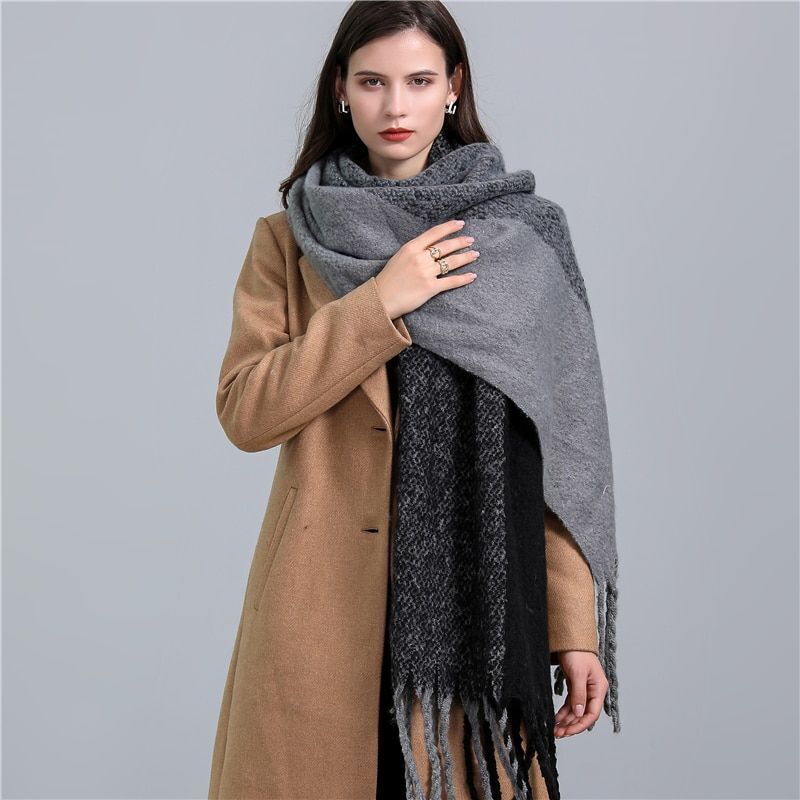 CosyPlaid Scarf – Warme, Trendy Winterstijl