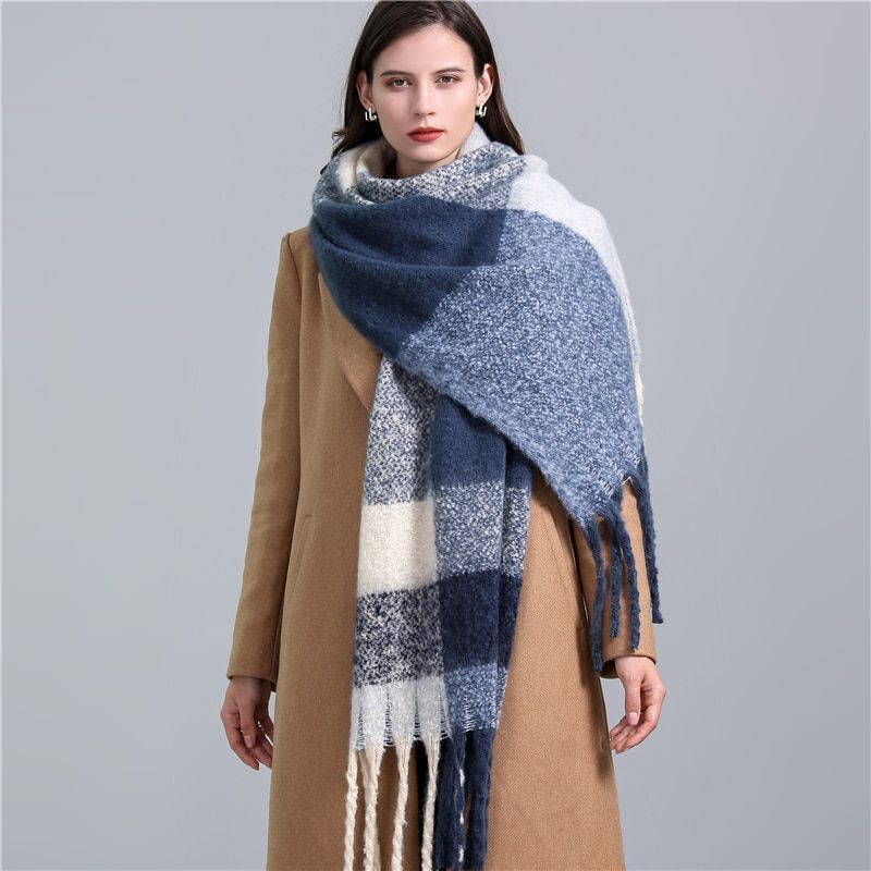 CosyPlaid Scarf – Warme, Trendy Winterstijl