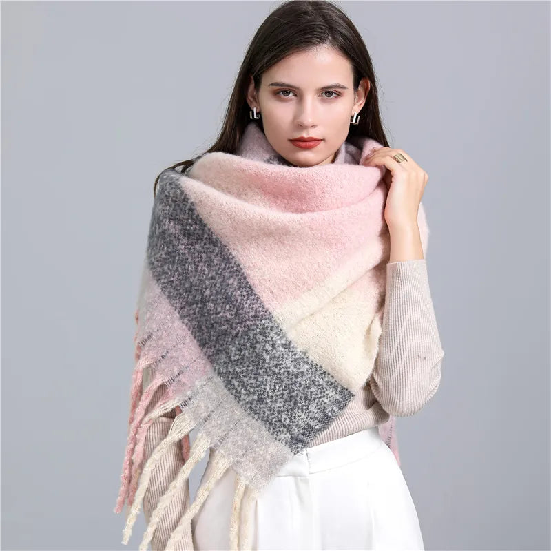CosyPlaid Scarf – Warme, Trendy Winterstijl