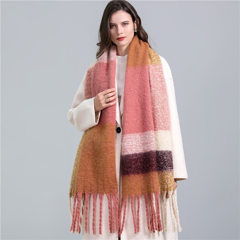 CosyPlaid Scarf – Warme, Trendy Winterstijl