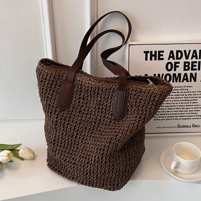 SunWeave Bag – Luxe Boheemse Dames Schoudertas