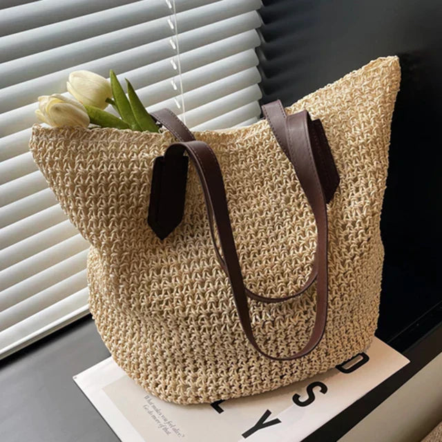 SunWeave Bag – Luxe Boheemse Dames Schoudertas