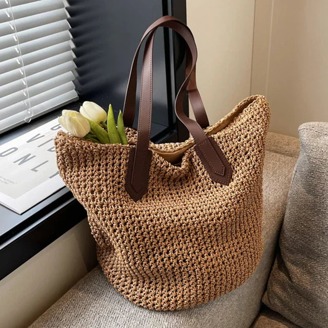 SunWeave Bag – Luxe Boheemse Dames Schoudertas