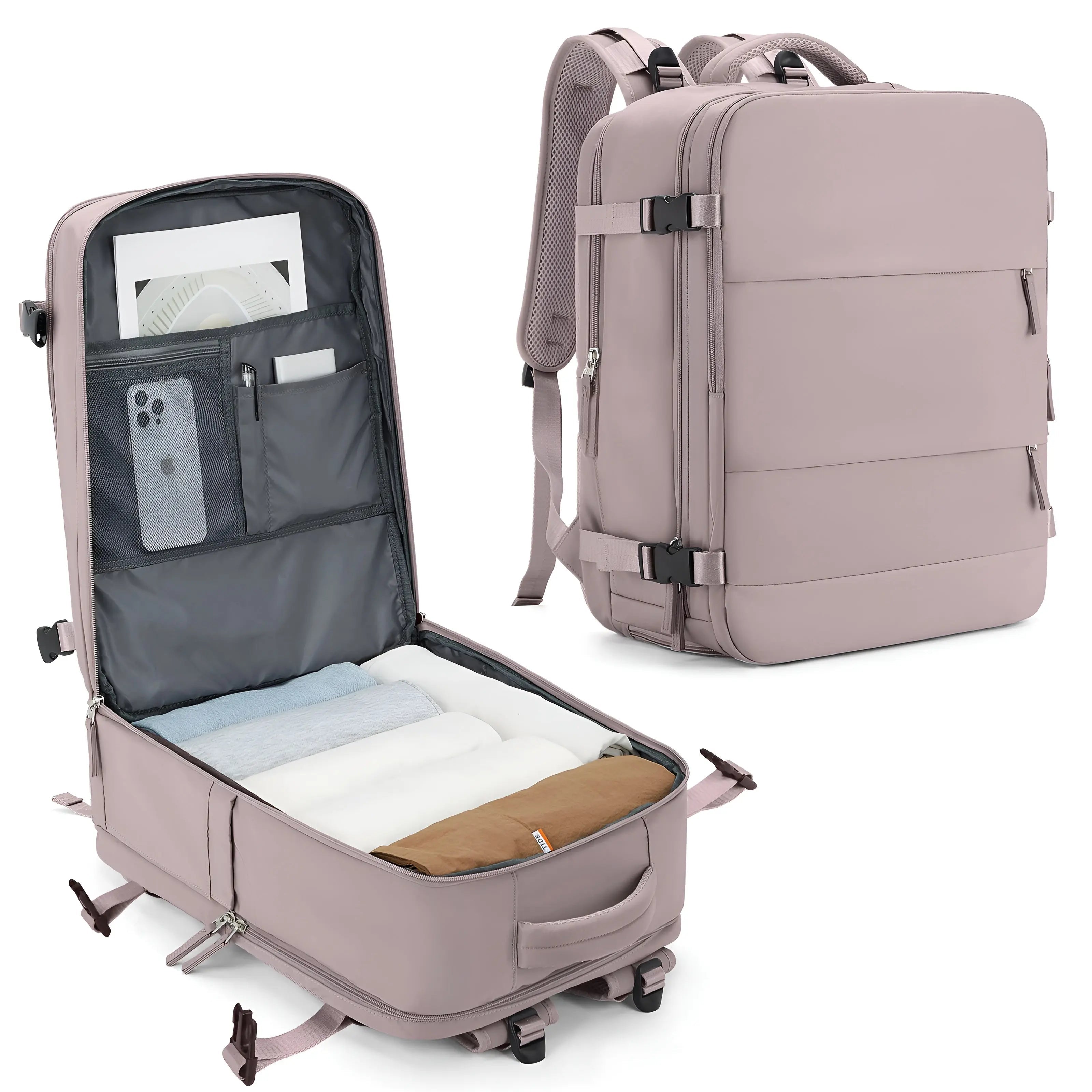 EasyTravel Handbagage - Stijlvolle en Ruime Handbagage voor Ultiem Reiscomfort en Gemak