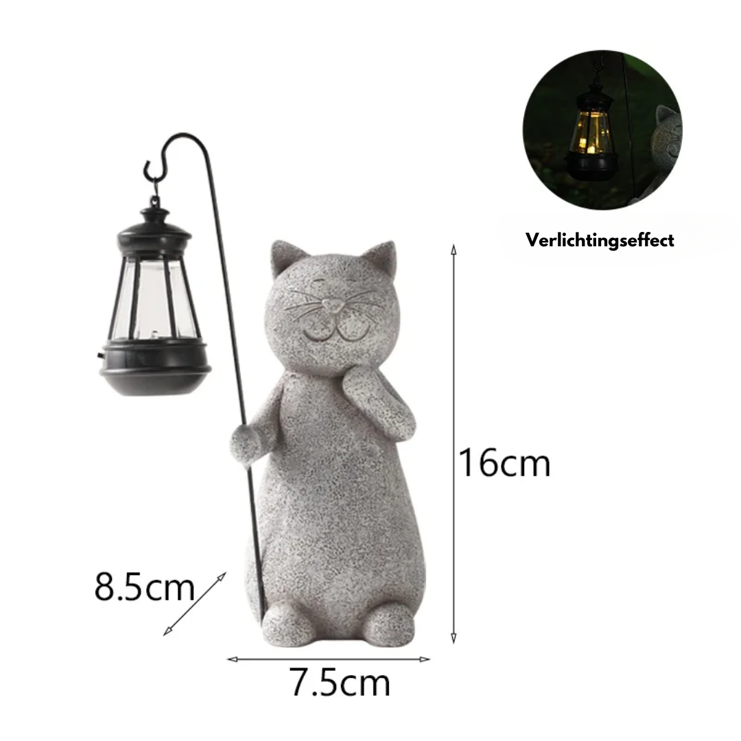 EnchantedKitty - Elegante Decoratieve Kat voor Buitenruimte