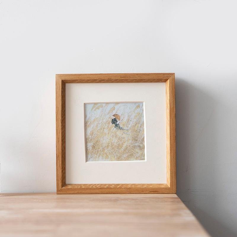 WoodFrame - Elegante Vierkante Houten Fotolijst