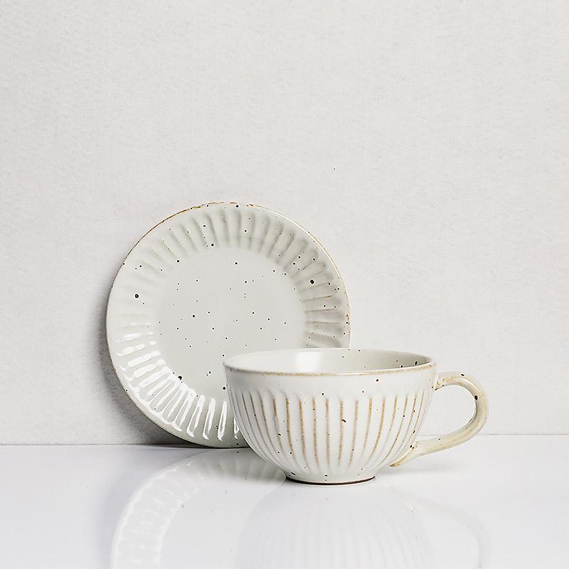 ElegantBowl – Set van 2 Steengoed Kommetjes met Lepel