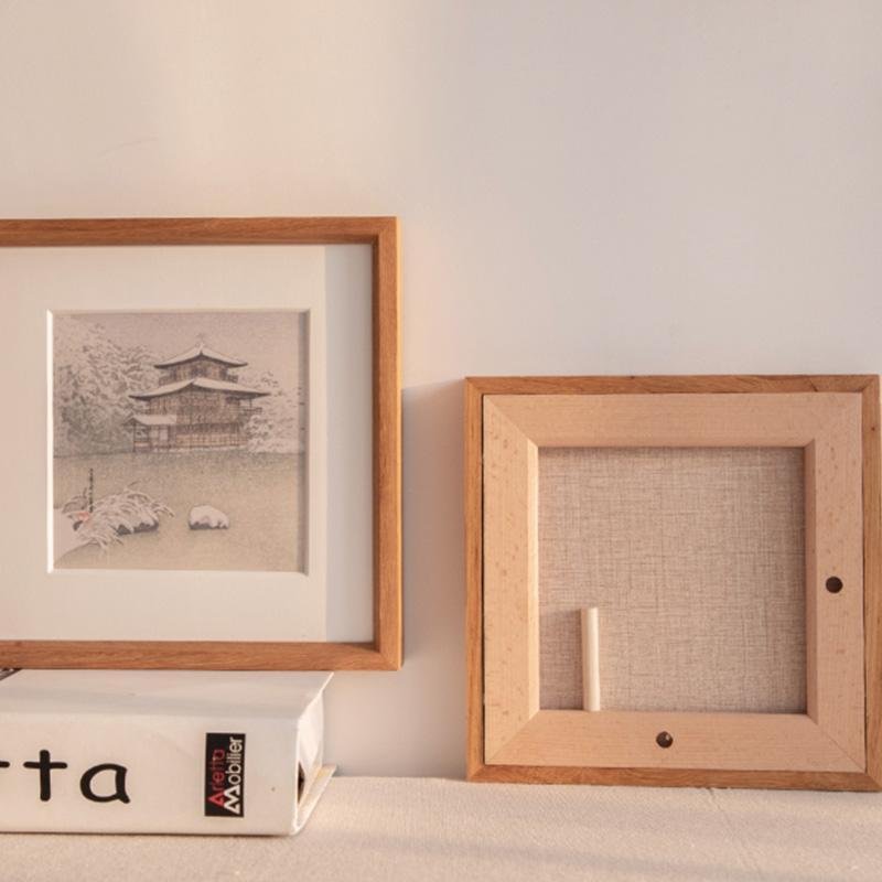 WoodFrame - Elegante Vierkante Houten Fotolijst