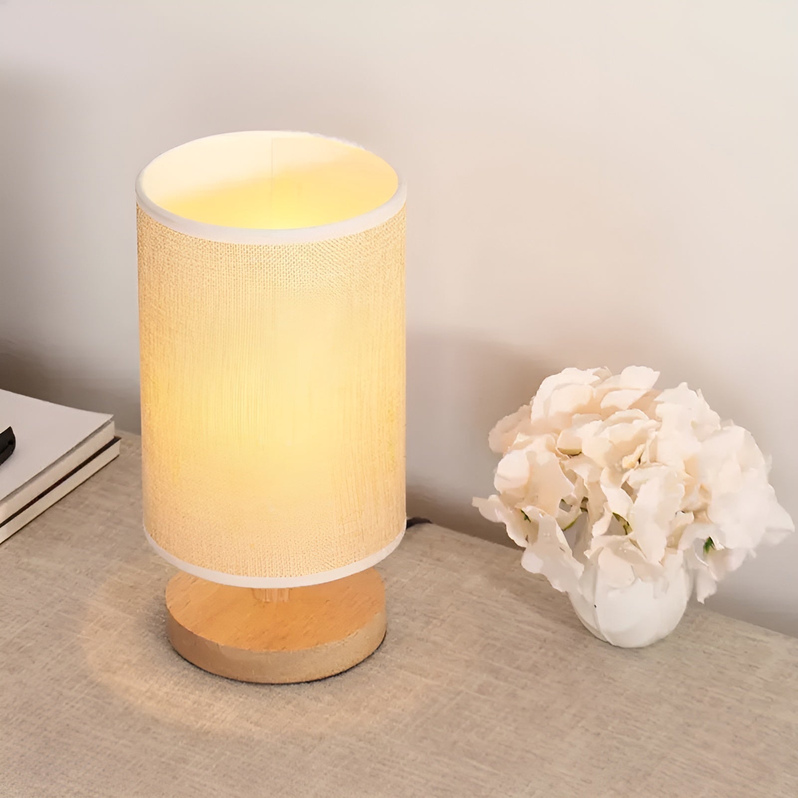 Elegante ZenShade LED - Tafellamp voor Luxe Slaapkamerverlichting