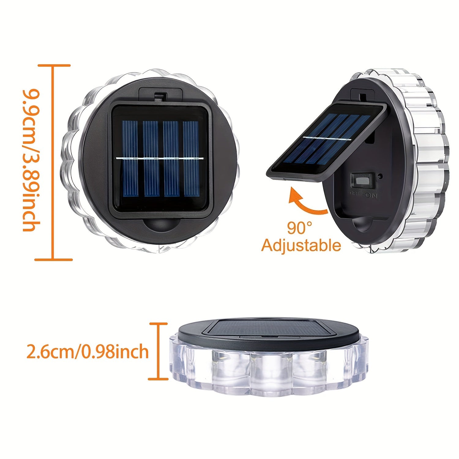 SolarGlow Lights – Set van 4 Zonne-energie LED Lichten voor Buiten