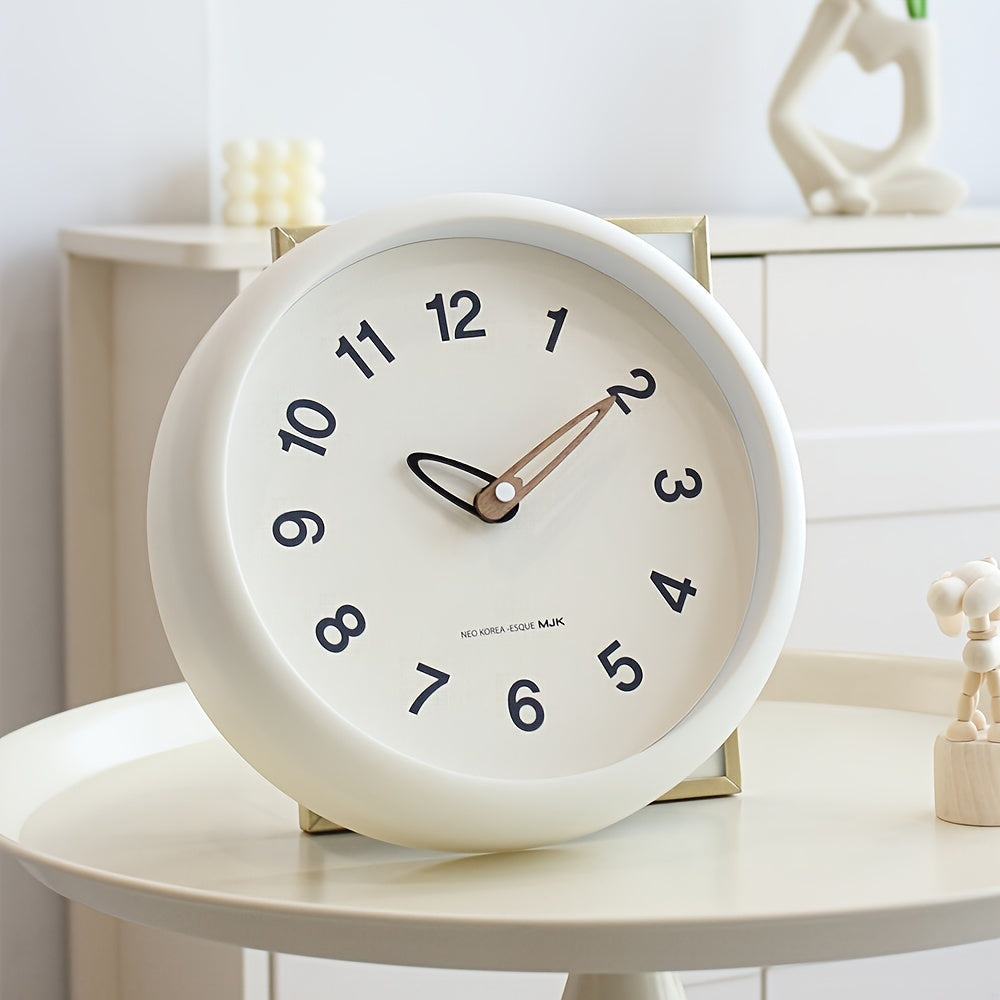 SilenceTime Clock – Elegante 10-Inch Wandklok voor Thuis