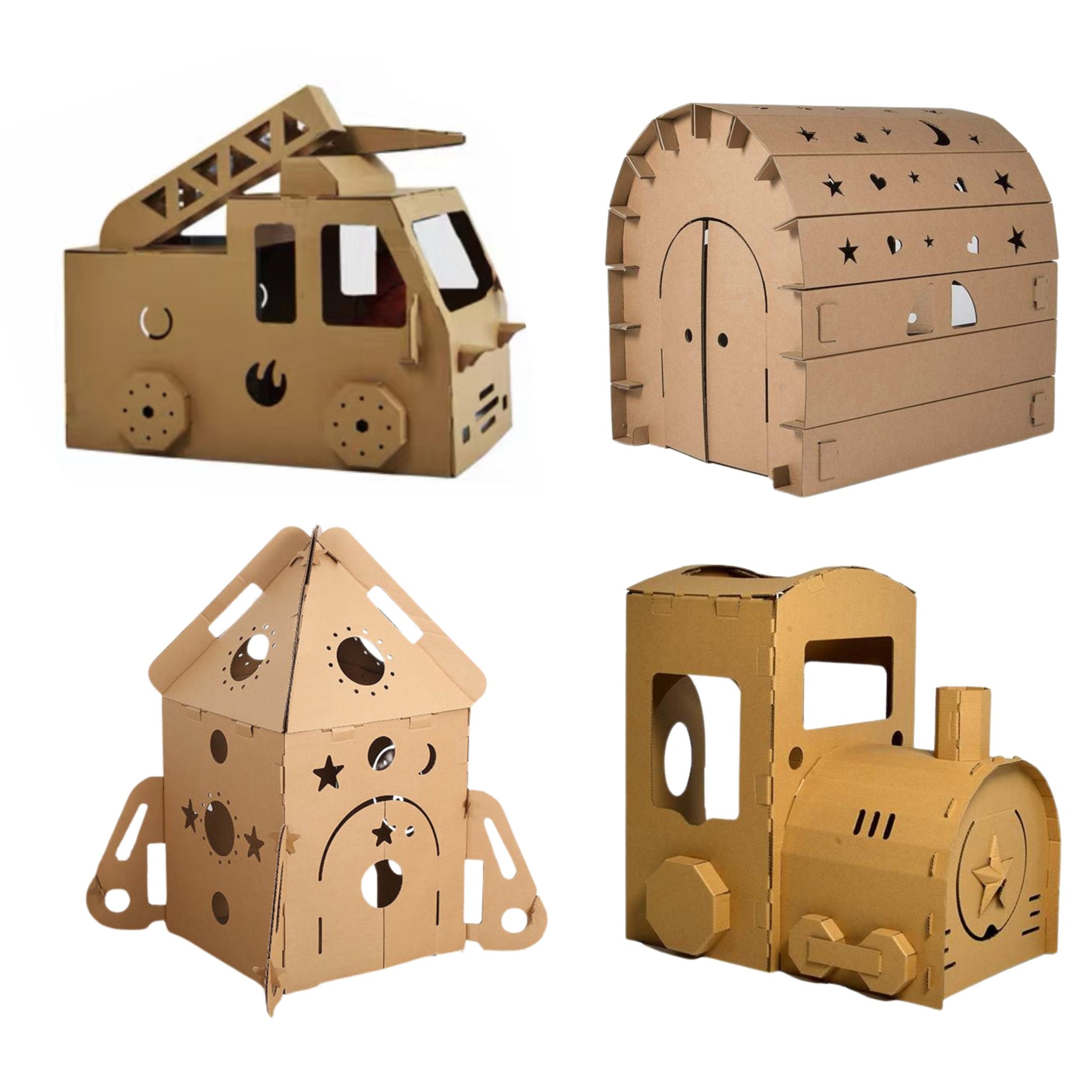 Montessori Creatief Kartonset - DIY Figuren Bouwen en Spelen