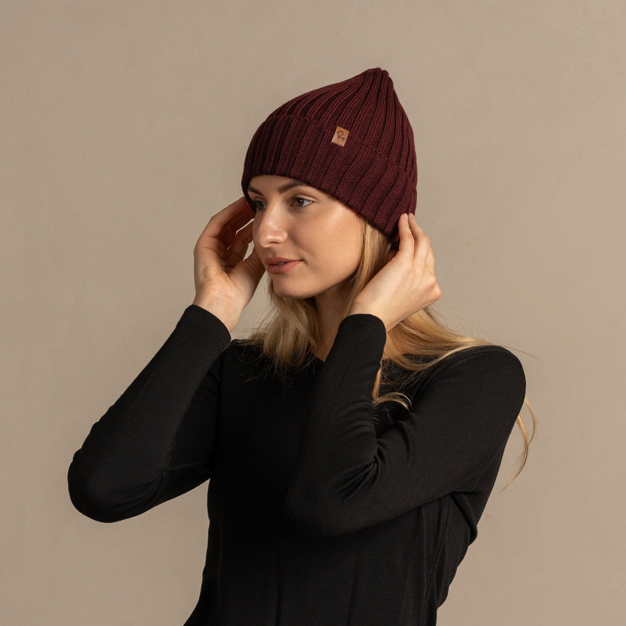 CozyMerino Beanie - Luxe Merinowol Muts voor Dames