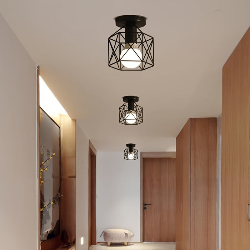 NordicLight - Minimalistische Zwarte Plafondlamp voor Keuken