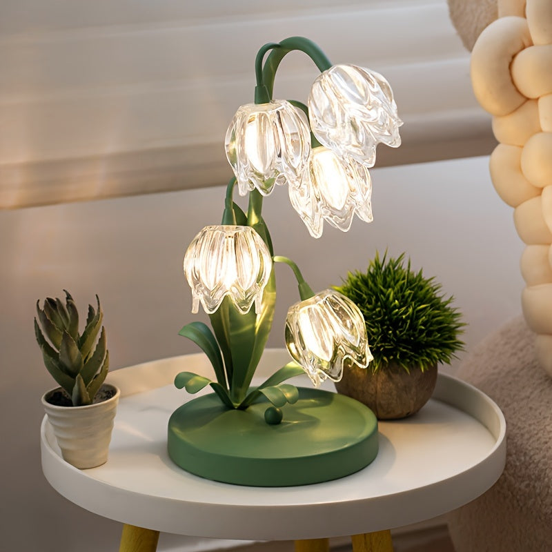 BellBloom - Stijlvolle LED Tafellamp in Bloemenvorm