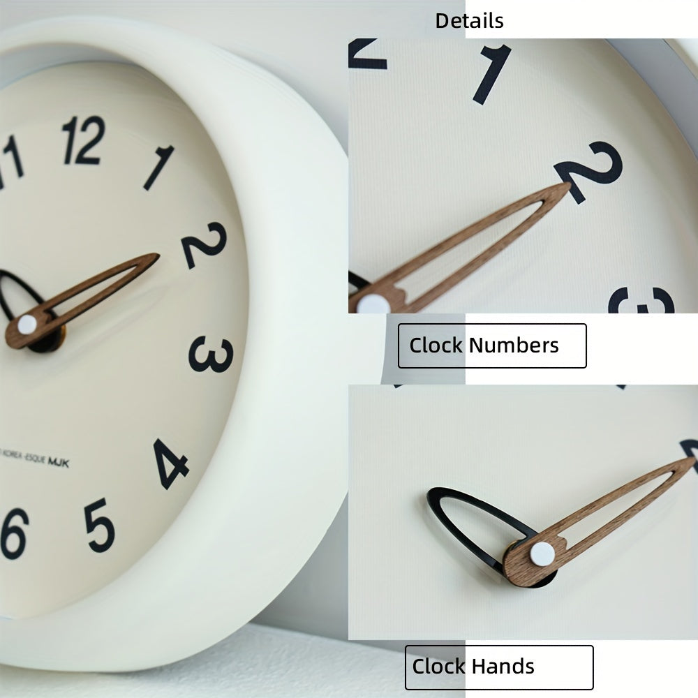 SilenceTime Clock – Elegante 10-Inch Wandklok voor Thuis