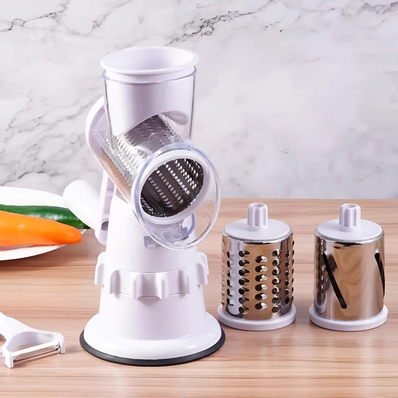 VeggieMaster Slicer - Handmatige Groentesnijder met 3 Bladen