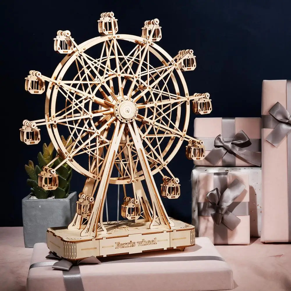WoodCraft 3D Set - Creatief Riesenrad Bouwen