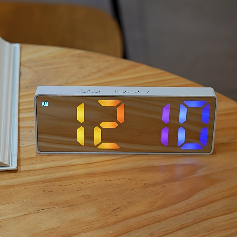 BrightTime Clock - Verlichte LED Wekker met Datum
