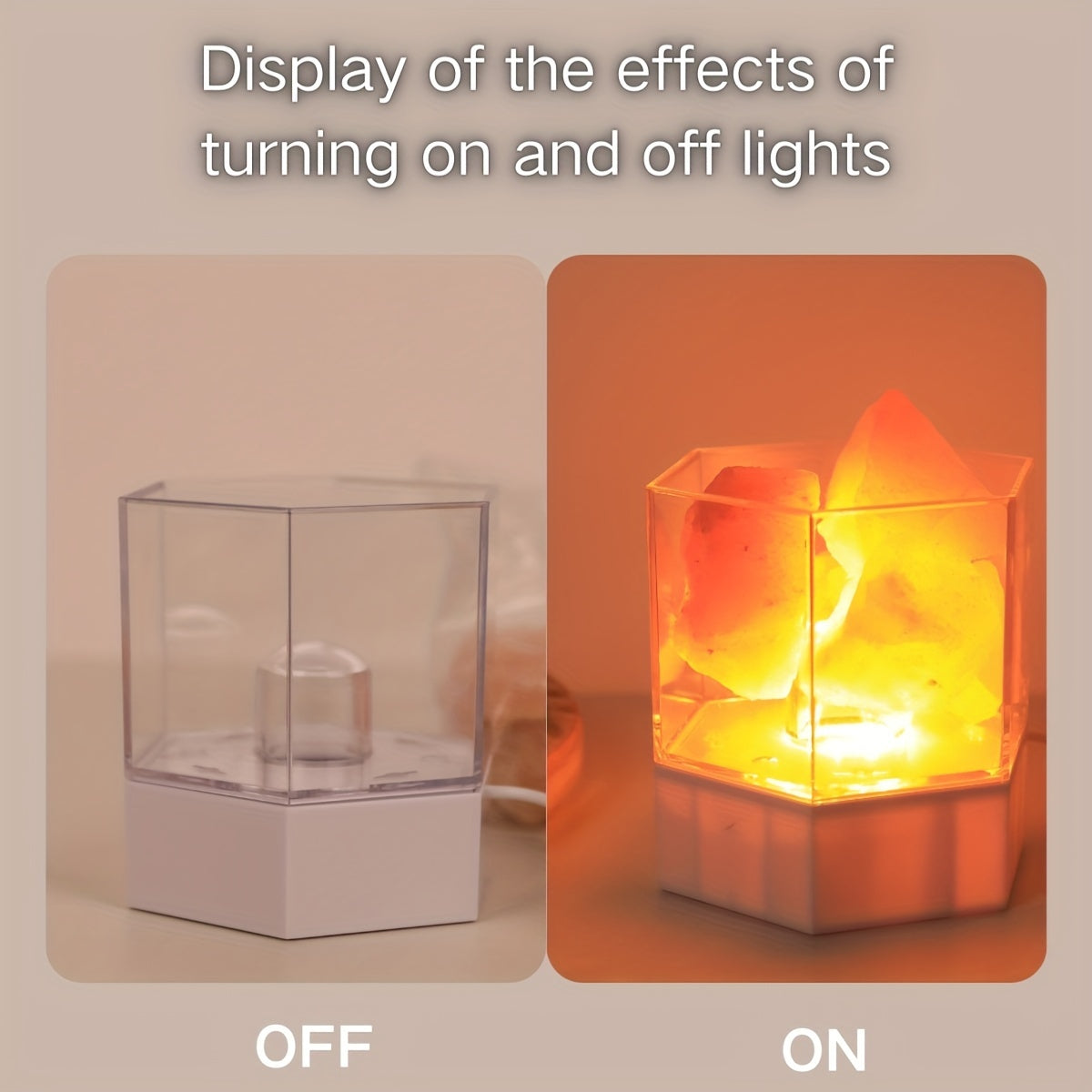 HimalayanGlow Lamp – Sfeervolle Zout Nachtlamp met USB